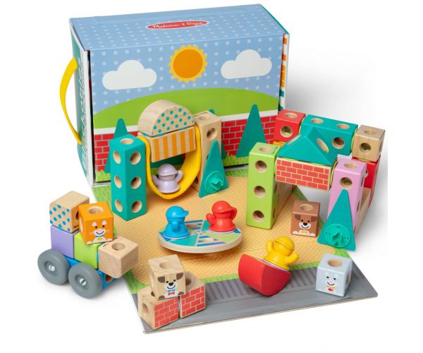 Blockables: Gradska drvena građevinska igračka - Melissa & Doug