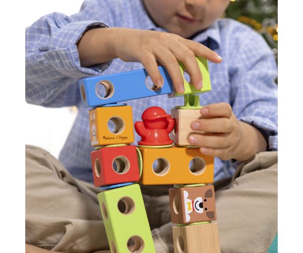 Blockables: Gradska drvena građevinska igračka - Melissa & Doug