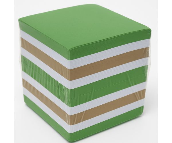 Blok za bilješke u boji, ljepljeni, 900 listova, 8,5x8,5x8,5 cm
