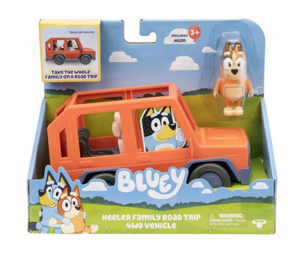 Bluey: 4x4 terenac s figuricom lika Mama