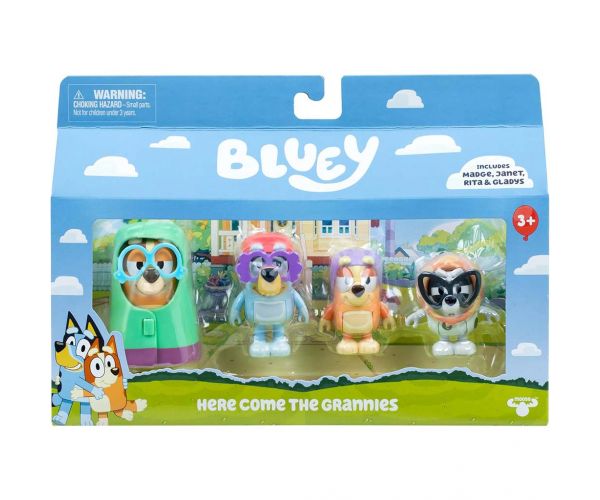 Bluey: Nagymamák 4db-os játékszett