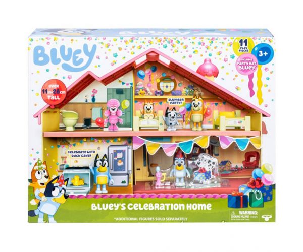 Bluey: Blagdanski obiteljski kućni set s figuricom Bluey u svečanom izdanju