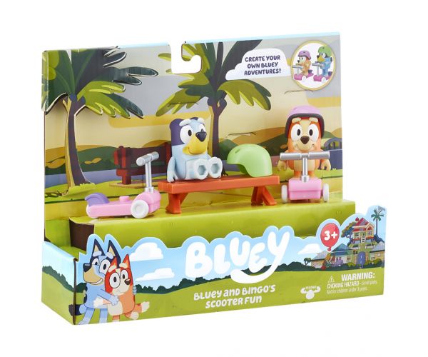 Bluey: Bluey i Bingo set figura na koturaljkama