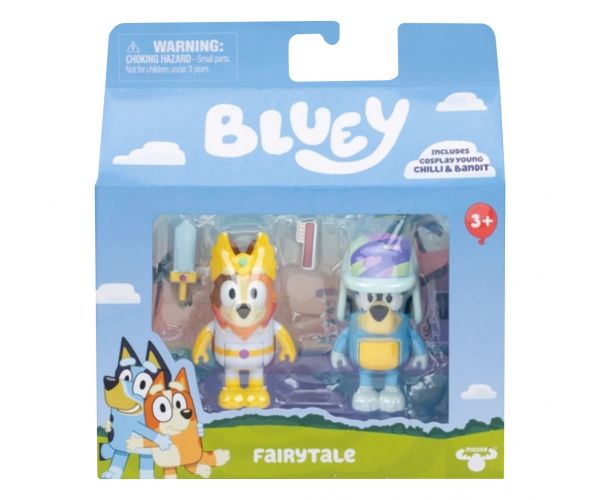 Bluey: Chilli i Bandit Bajka 2-dijelni set figura