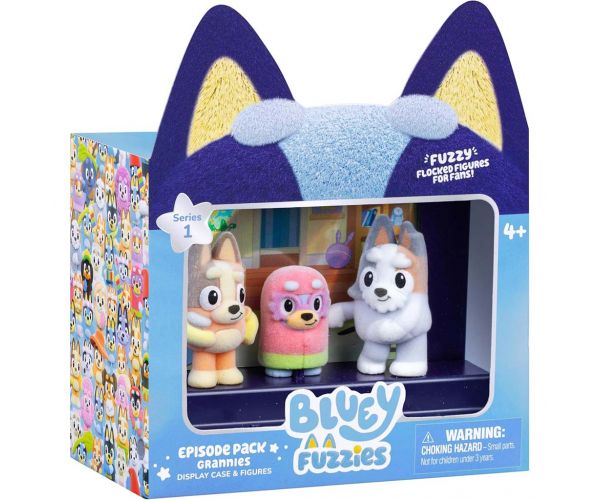 Bluey Fuzzies Epizód 3db-os szett - Nagyszülők
