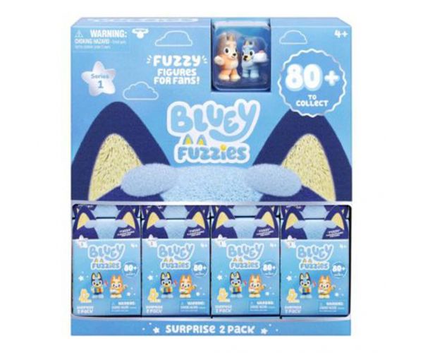Bluey Fuzzies meglepetés csomag 2db figurával