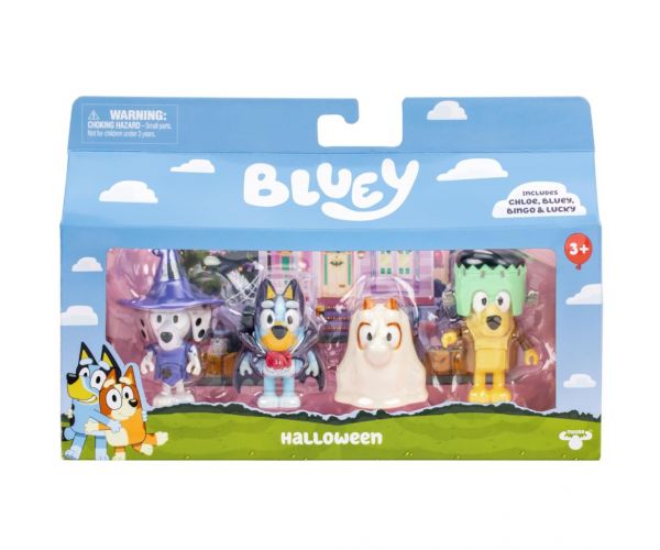 Bluey: Halloween 4-dijelni set figura
