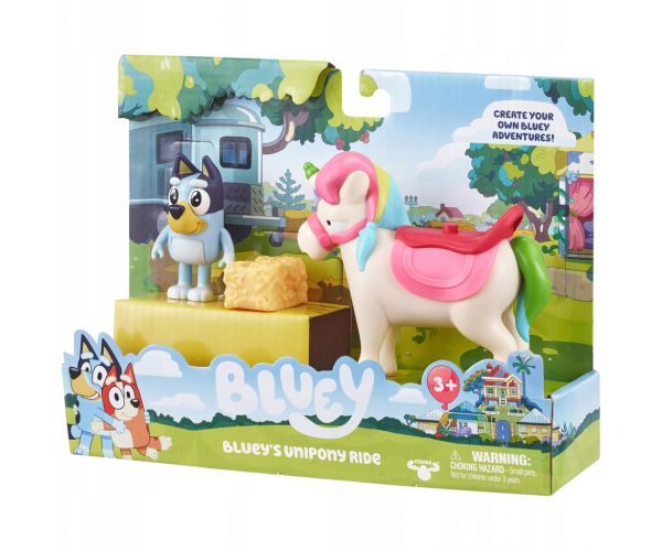 Bluey: Set igračaka jednoroga s jednorogom