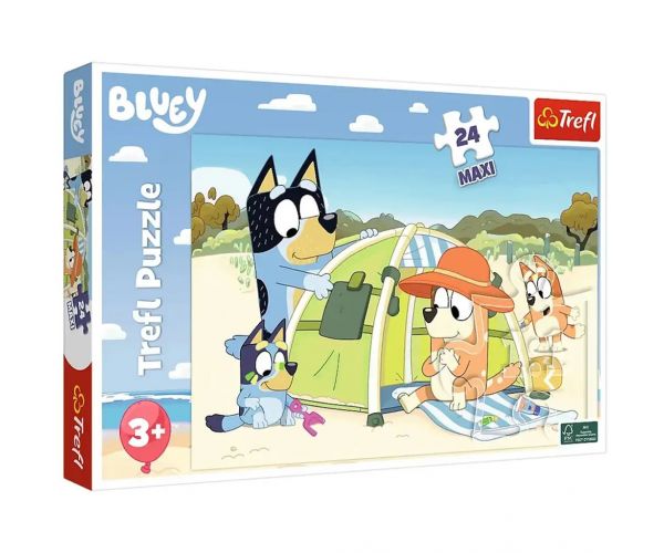 Bluey csodálatos napja 24 db-os Maxi puzzle - Trefl