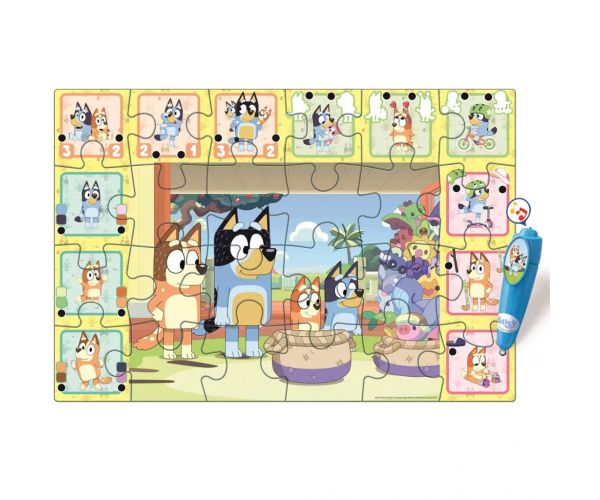Bluey i prijatelji interaktivna podna slagalica od 24 komada - Clementoni
