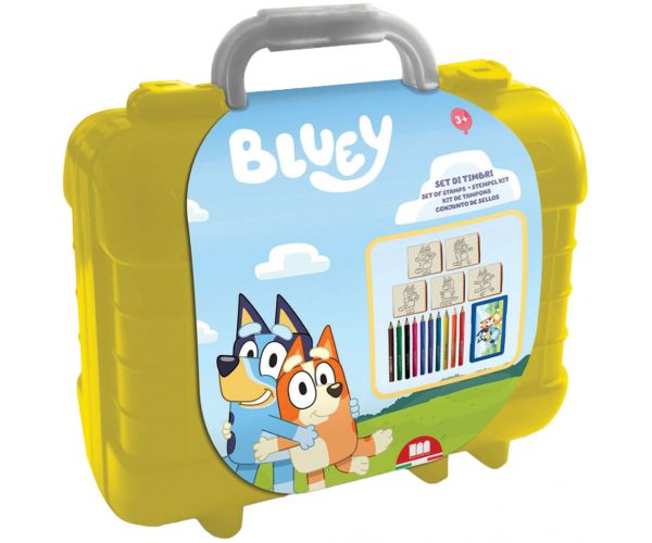 Bluey kreatív nyomdaszett bőröndben - Multiprint