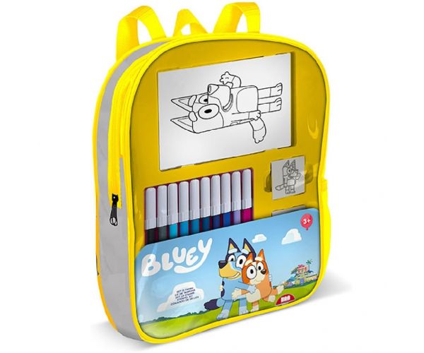 Bluey kreatív nyomdakészlet hátizsákban - Multiprint
