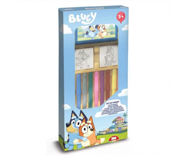 Bluey nyomdakészlet filcekkel 9db-os szett - Multiprint
