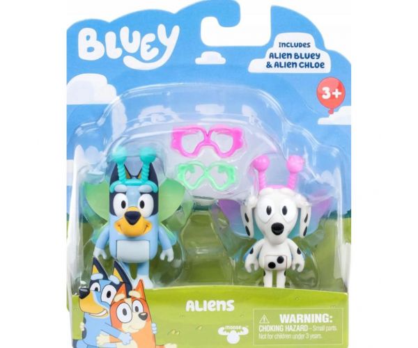 Bluey vanzemaljci: Bluey i Chloe figurica set