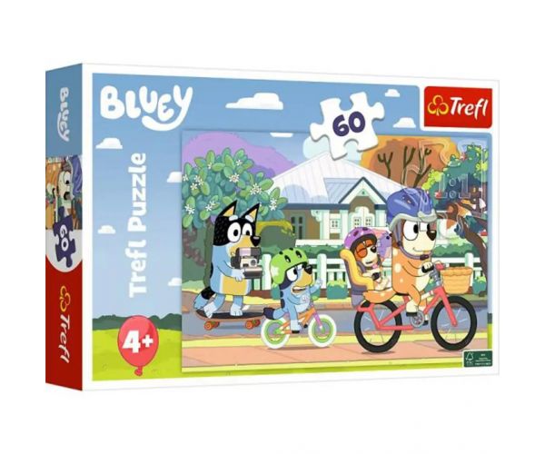 Bluey biciklizik 60 db-os puzzle - Trefl