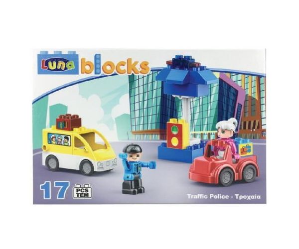Blocks: Prometni policajac set sa kockama 17kom