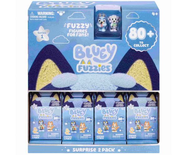 Bluey Fuzzies meglepetés figurák 2 db-os szett – többféle 1db