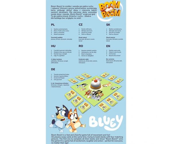 Boom Boom Bluey društvena igra - Trefl