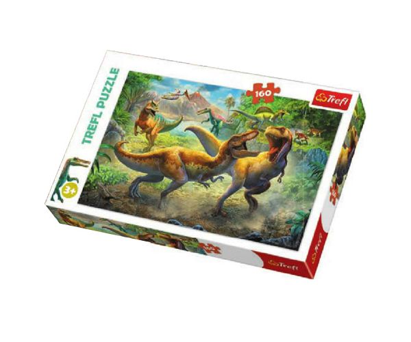 Borbeni Tiranosauri puzzle 160kom - Trefl
