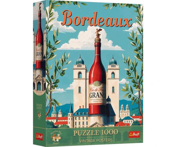 Bordeaux Franciaország 1000db-os prémium puzzle - Trefl