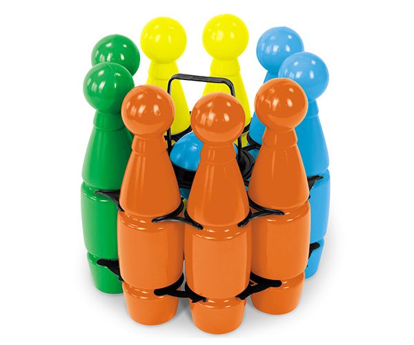 Bowling szett 9db bábúval, 2db golyóval 25cm