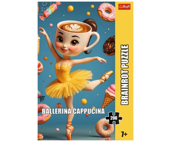 Brainrot: Ballerina Capuccina 200db-os puzzle