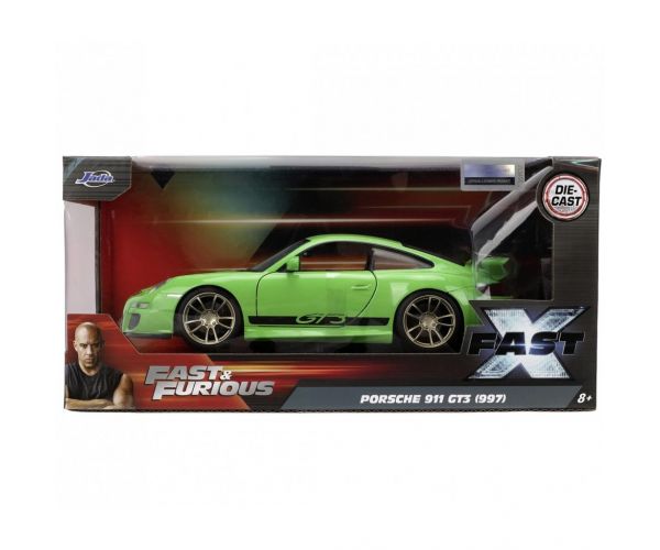 Halálos iramban: 2007 Porsche 911 GT3 fém autómodell 1/24 - Jada Toys