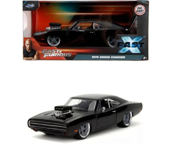 Halálos iramban: 1970 Dodge Charger fém autómodell 1/24 - Jada Toys
