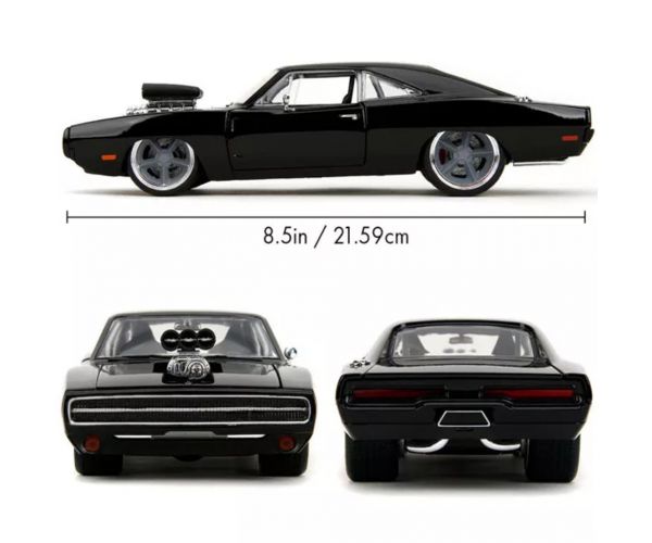 Brzi i žestoki: metalni model automobila 1970 Dodge Charger 1:24 - Jada Toys