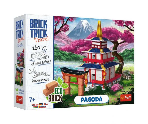 Brick Trick téglából építünk: Pagoda 160 darabos építőjáték - Trefl