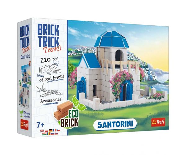 Brick Trick téglából építünk: Santorini 210 darabos építőjáték - Trefl