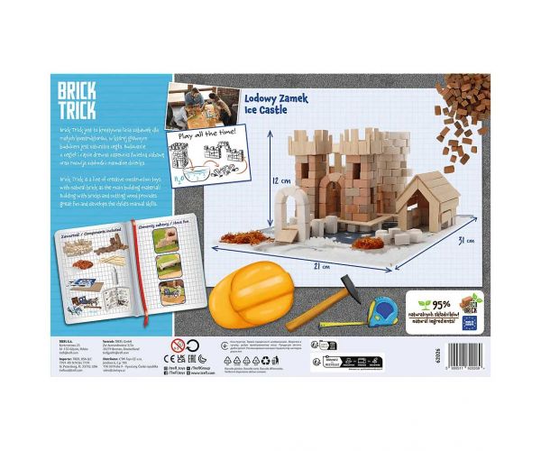 Brick Trick gradimo od ciglica: Ledeni dvorac građevinska igra s 300 dijelova - Trefl