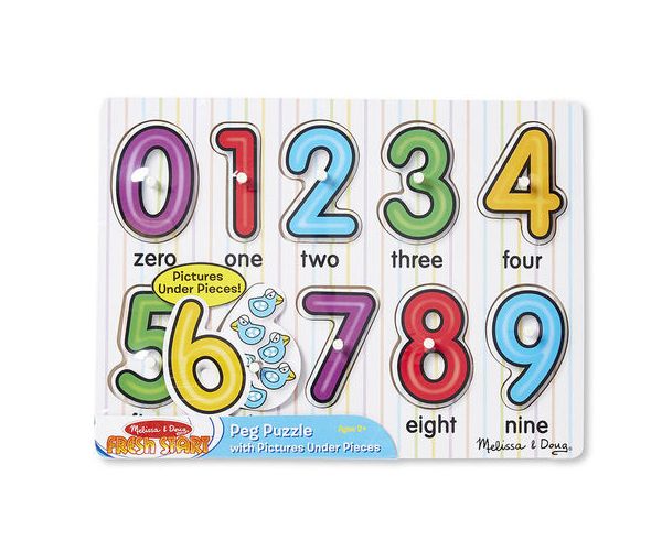 Brojevi drvene puzzle - Melissa & Doug