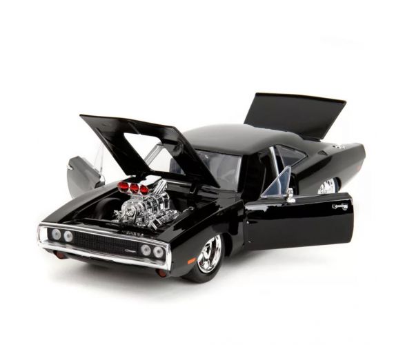 Brzi i žestoki: 1970 Dodge Charger metalni autić s kompresorom 1/24 - Jada Toys