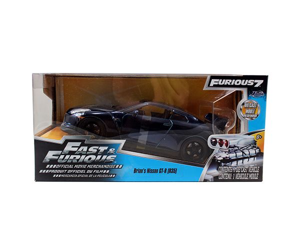 Brzi i žestoki: Brian's Nissan GT-R (R35) automobil 1/24 - Sima Toys