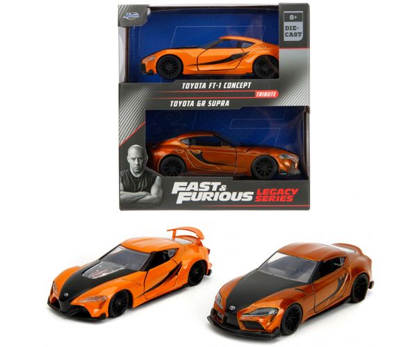 Halálos iramban: Toyota FT-1 Concept és Toyota GR Supra fém kisautó szett – Jada Toys