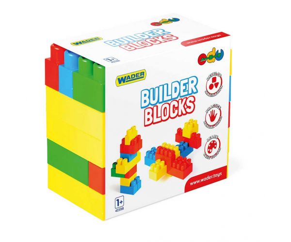 Builder Blocks 45db-os színes építőkocka szett - Wader