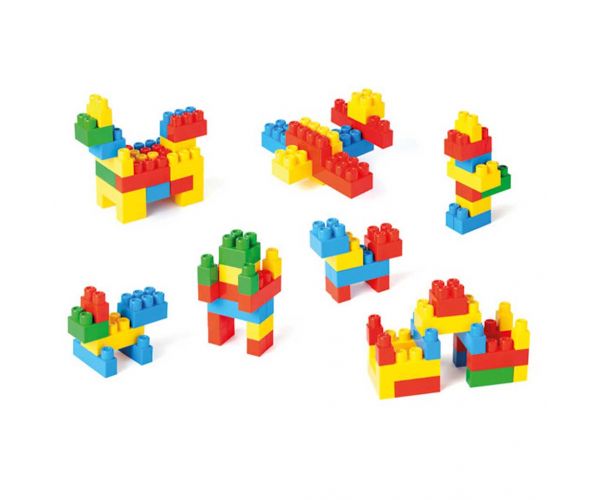 Builder Blocks set šarenih građevnih kocaka 45 komada - Wader