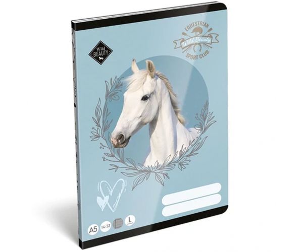 ICO: Lizzysuli Wild Beauty Sportski klub sveska s crtama za 1. razred