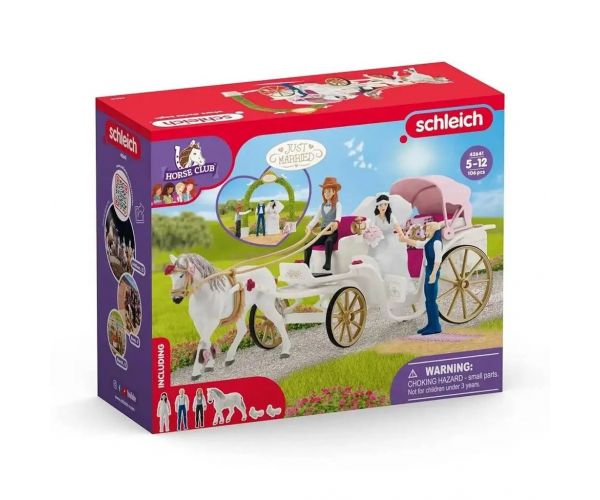 Schleich: Horse Club - Set za vjenčanje s kočijom (42641)