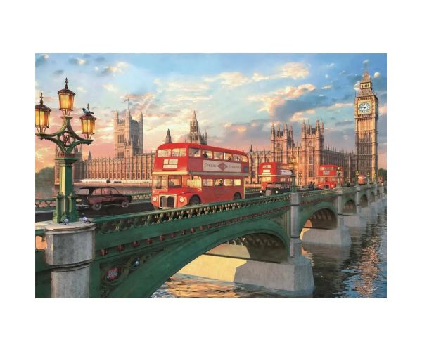 Westminsterski most u zalasku sunca 500-dijelni HQC kompakt puzzle - Clementoni