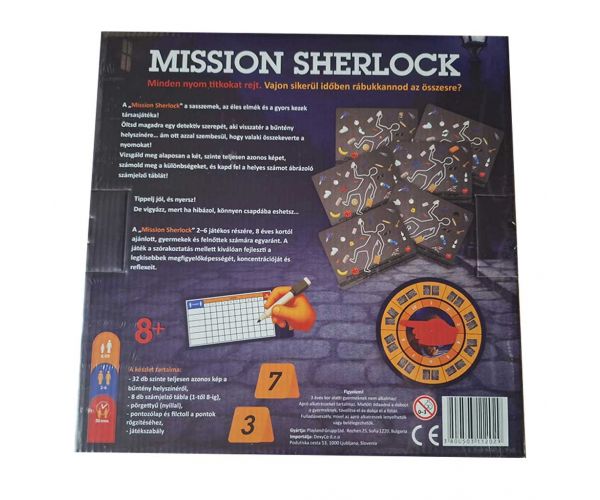 Playland: Misija Sherlock društvena igra