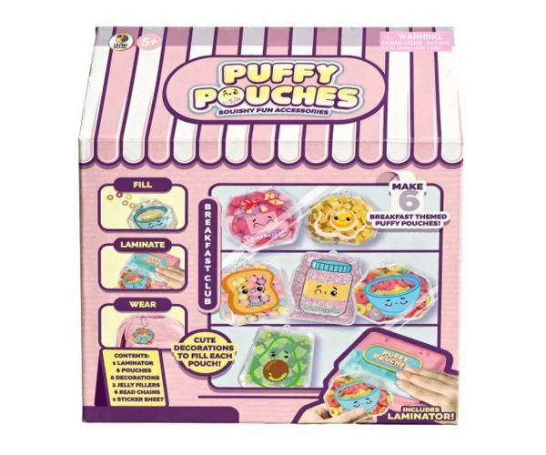 Puffy Pouches: Pufi charm dizajn set - doručci