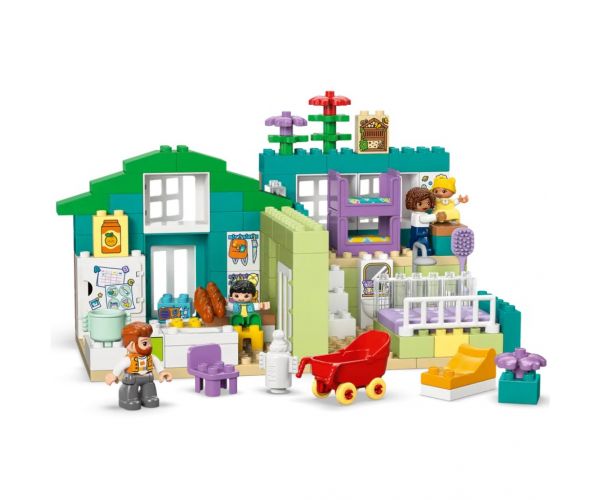 LEGO® DUPLO®: 3 u 1 moderni obiteljski dom s figuricama (10470)