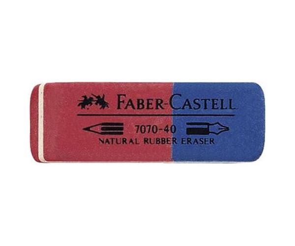 Faber-Castell: Gumica od kaučuka crveno-plava
