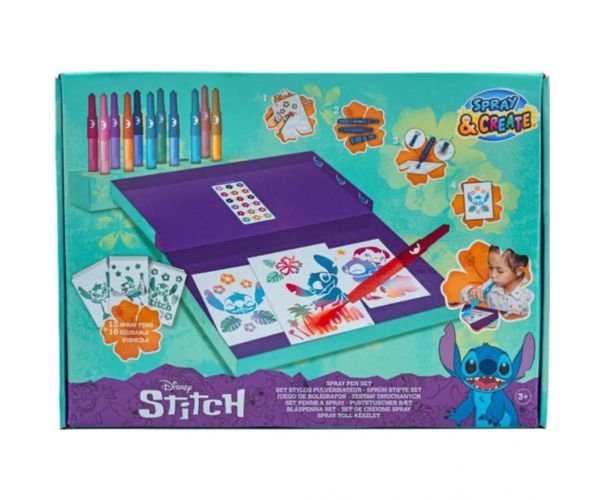 Canenco: Stitch színező szett fújós filctollal