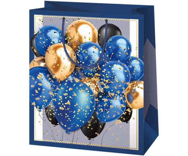 Cardex: Ekskluzivna poklon vrećica srednje veličine s balonima za svečane prigode 18x10x23 cm