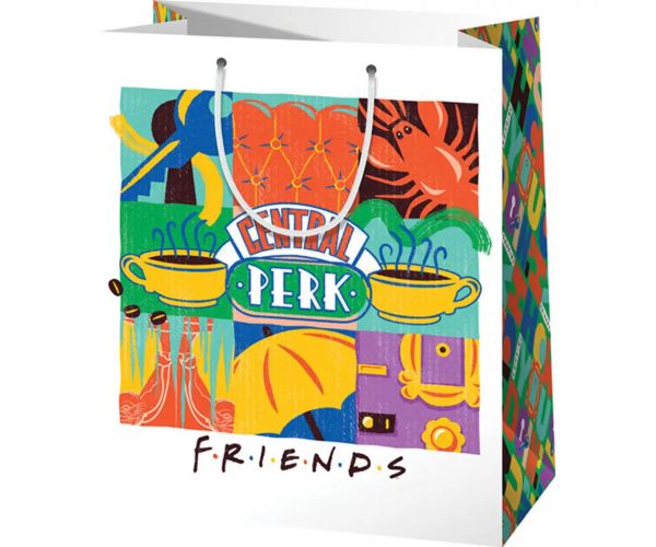 Cardex: Friends - Jóbarátok exkluzív közepes ajándéktáska 17x10x23cm