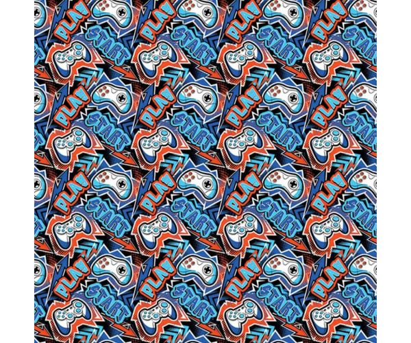 Cardex: Gamer kontroller mintás csomagolópapír 100x70cm
