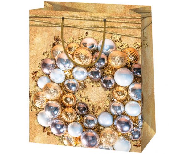 Cardex: Velika zlatna poklon vrećica 26x13x33cm